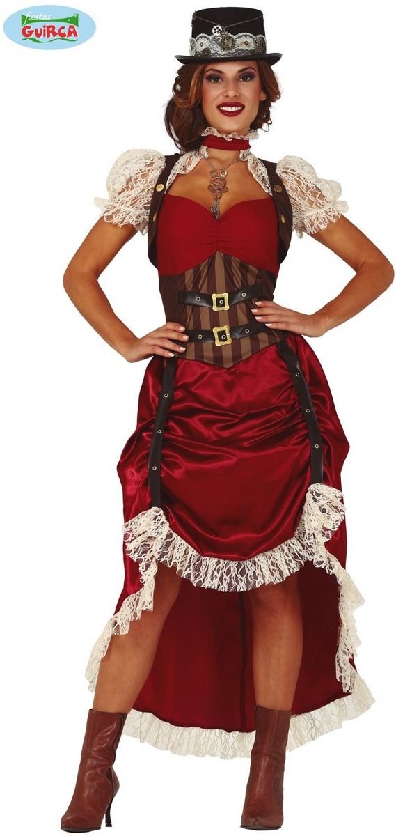 Steampunk Kostuum | Historisch Steampunk Leeds | Vrouw | Maat 42-44 | Carnaval kostuum | Verkleedkleding